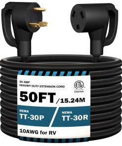 Cable de extensión para RV STRIGHT 50FT 30 Amp, Cable de
