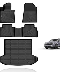 Tapetes y Forro de Maletero KELCSEECS para Kia Sportage