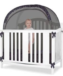 Cubierta de Cama para Cuna con Red de Seguridad para Bebés