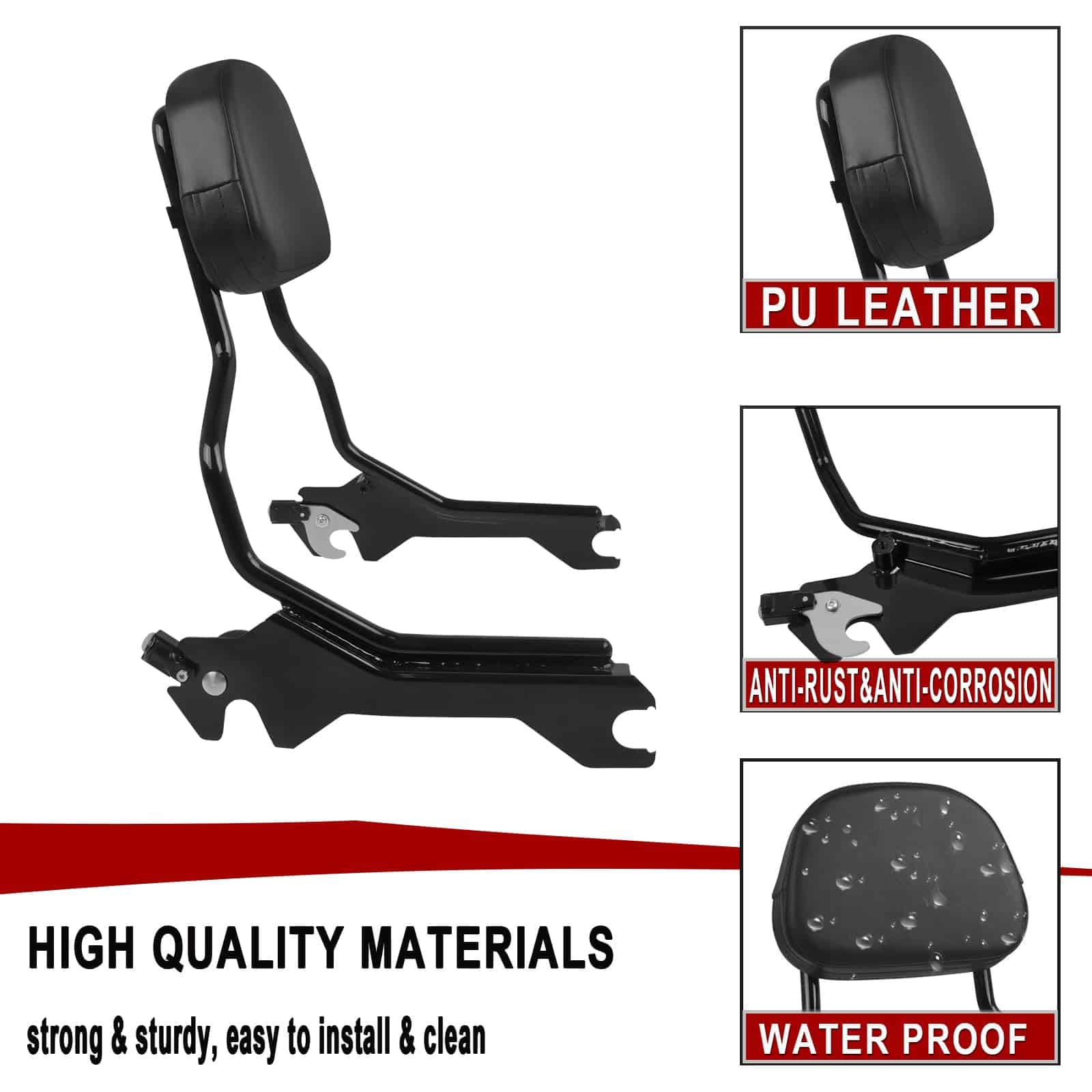Respaldo desmontable para asiento trasero de pasajero de - Imagen 4