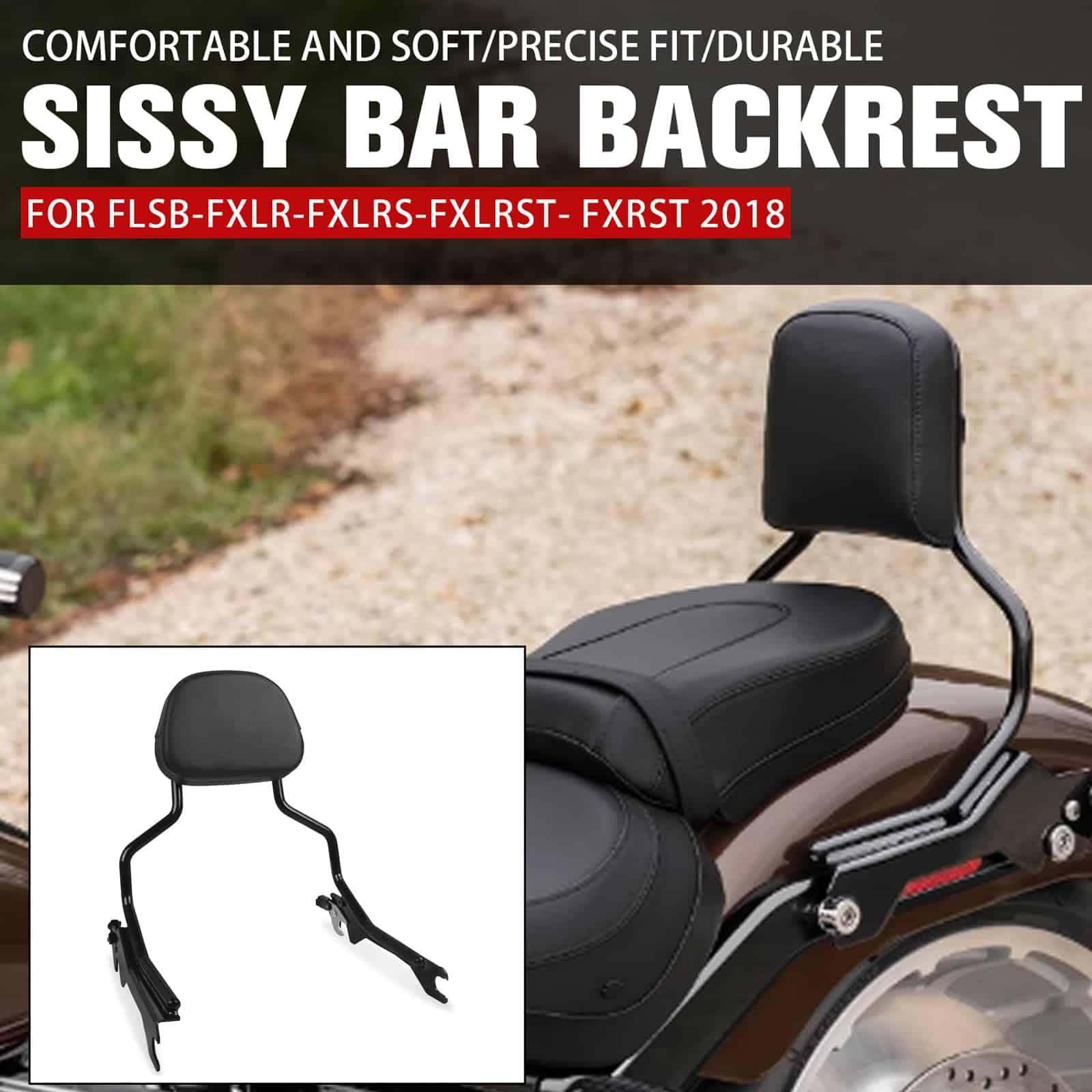 Respaldo desmontable para asiento trasero de pasajero de - Imagen 3