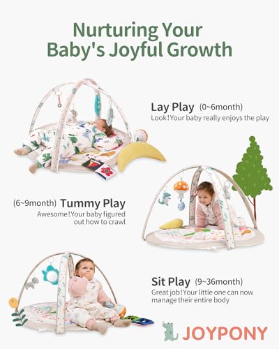 Gimnasio de juegos para bebés Joypony & Alfombra de - Imagen 8