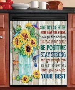 Imán de Lavavajillas con Girasoles en Botella, Cubierta de