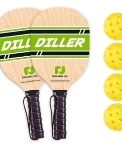 Paleta de Pickleball Diller para 2 jugadores, incluye 2