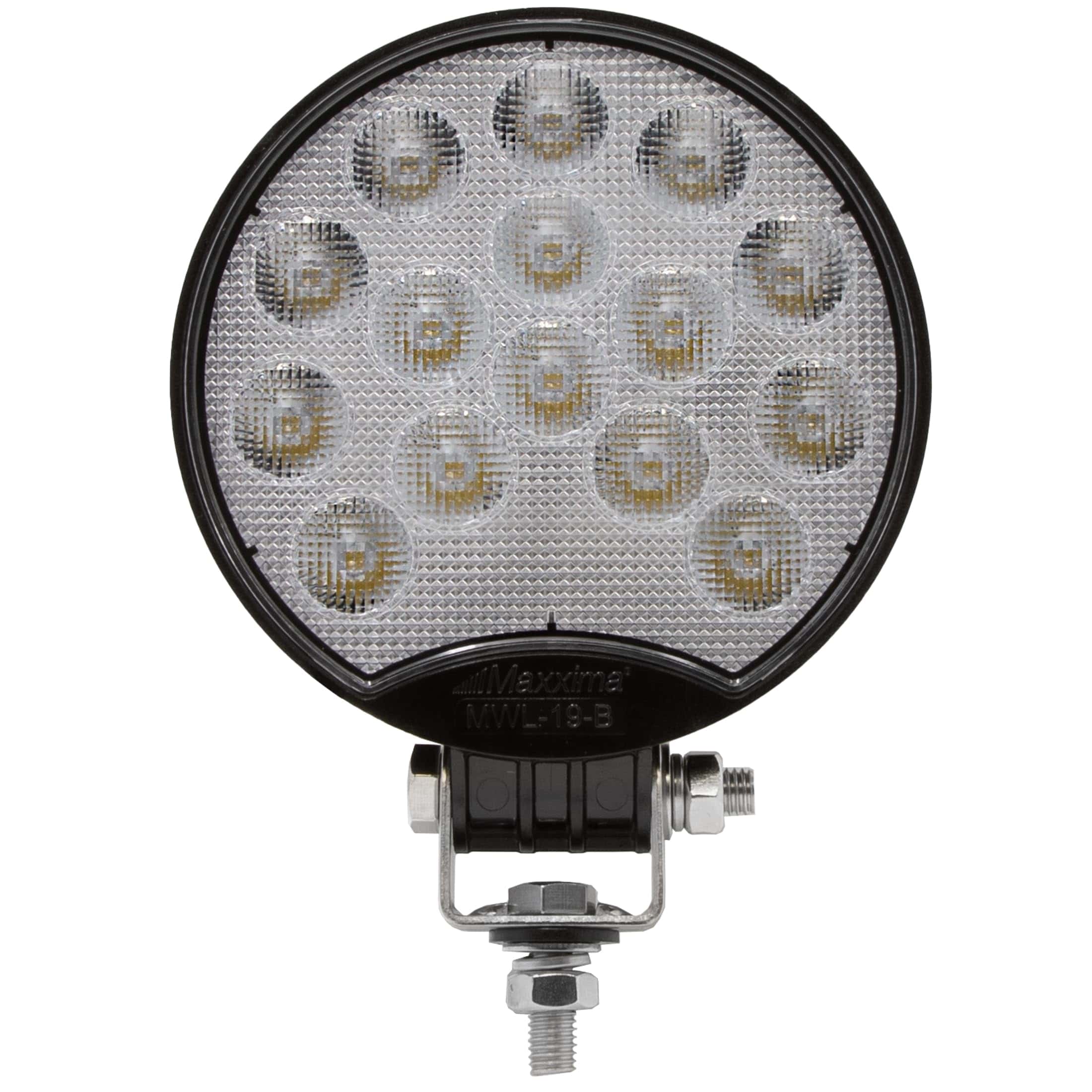 Maxxima Luz de trabajo redonda de 15 LED, 800 lúmenes 12/24