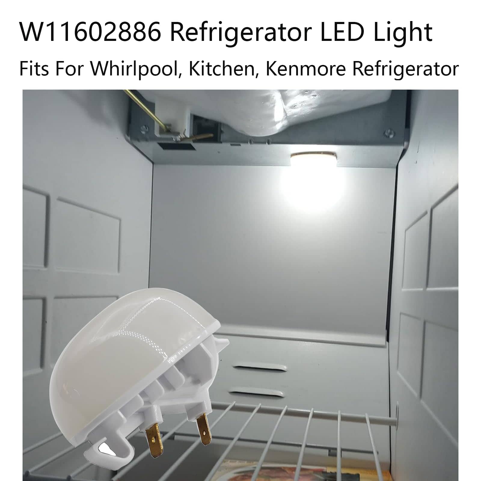 1 pc Nueva Luz LED de Refrigerador Mejorada W11602886 - Imagen 7