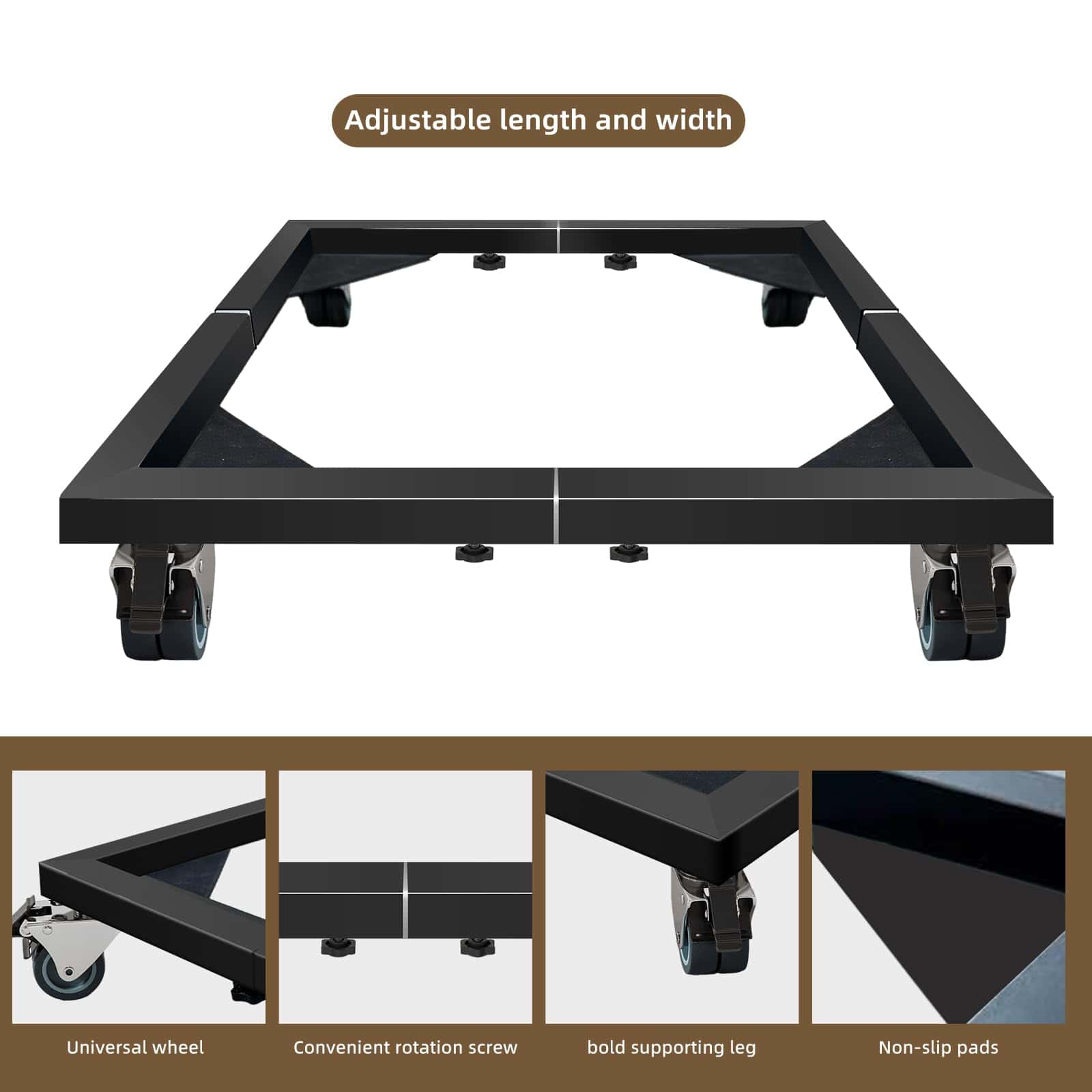 Base Móvil Universal para Fumador Pesado Zsytbyyds - - Imagen 5