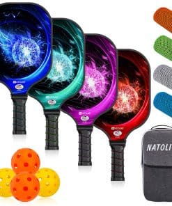 Paletas de Pickleball NATOLIKE, Juego de 4 Paletas