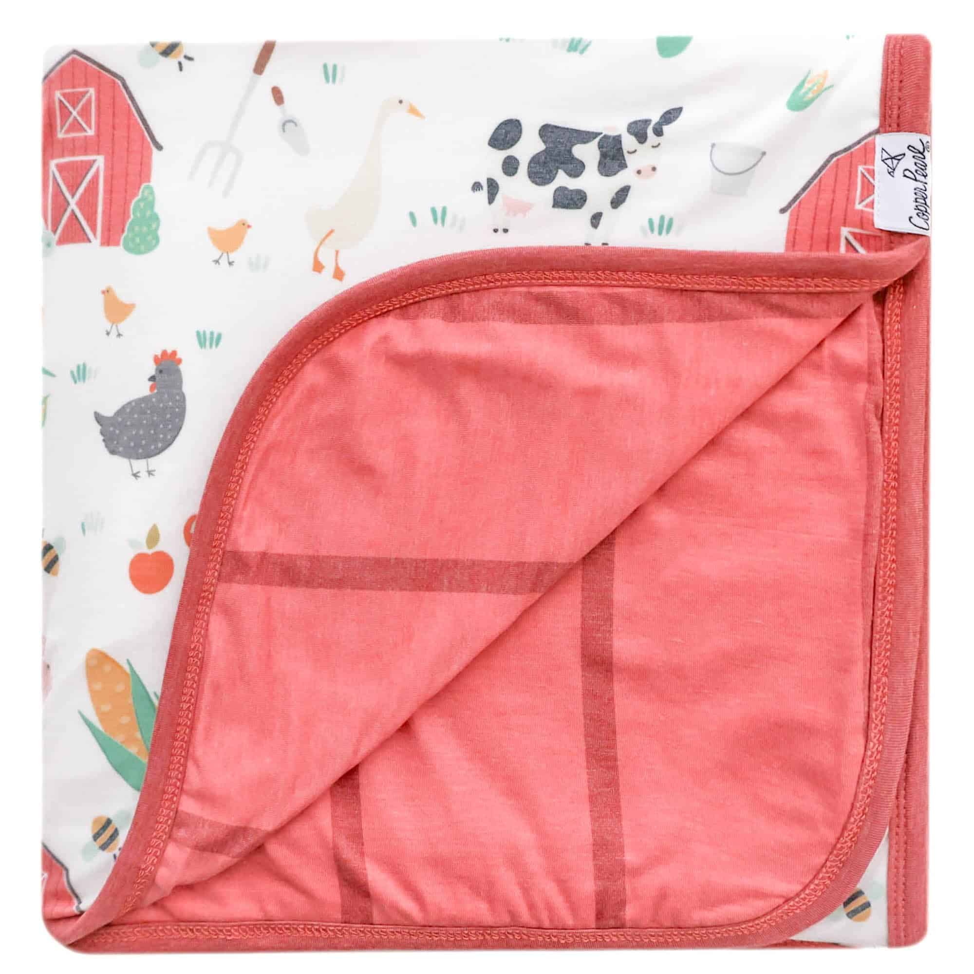 Manta de bebé de tres capas Copper Pearl: Cobijas suaves