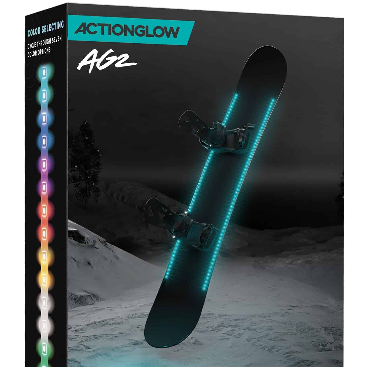 Sistema de iluminación LED para snowboard ActionGlow (AG2)