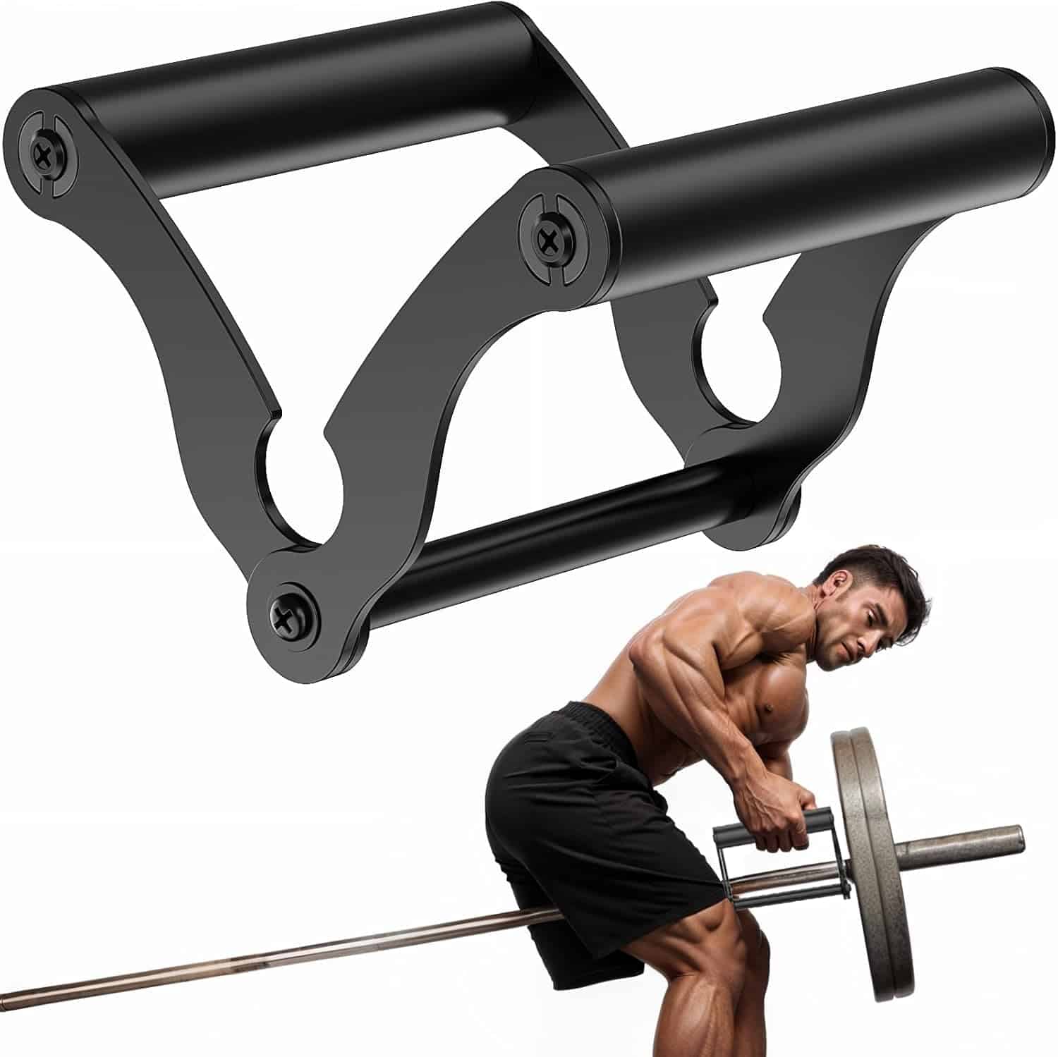 Mango en forma de V Lewufe V Bar Row Landmine Handle para