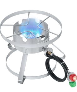 COOKAMP Quemador de alta presión de gas 1 quemador Cocinero