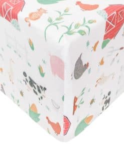 Sábana Ajustada de Punto Premium para Cuna / Cama Infantil