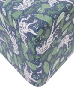 Sábana ajustada de punto premium para cuna/cama infantil