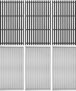 Rejillas de hierro fundido y placas emisoras para parrillas