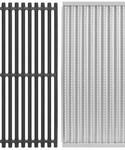 Parrillas de hierro fundido y placas emisoras de calor