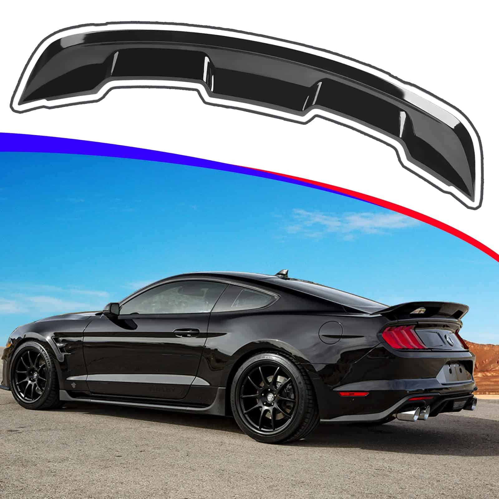 Alerón Trasero Compatible con 2015-2023 Mustang