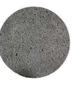 Ladrillos de cocina de roca volcánica, plana redonda, 12