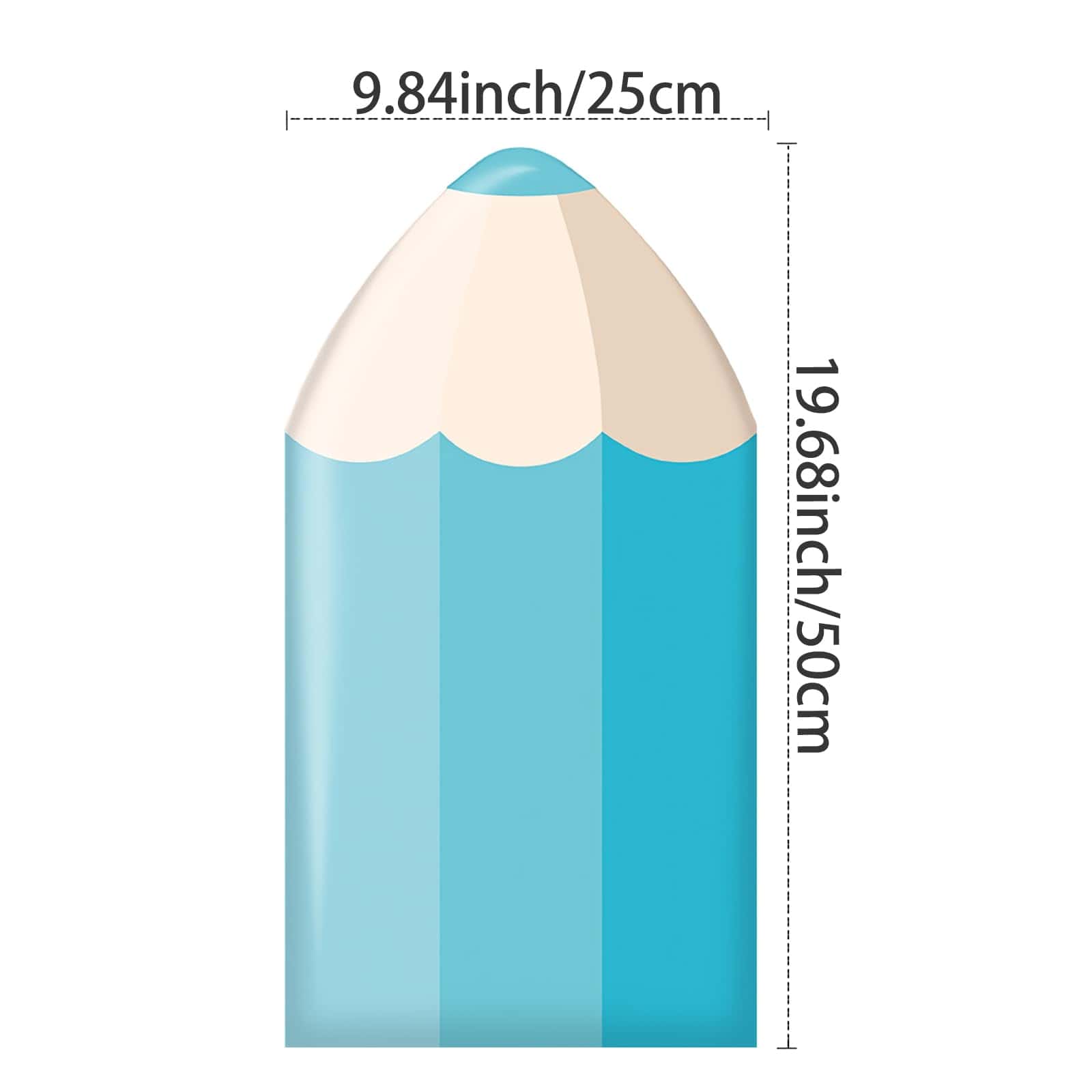 Panel de Pared Anti-Colisión 3D en Forma de Lápiz, Paneles - Imagen 3