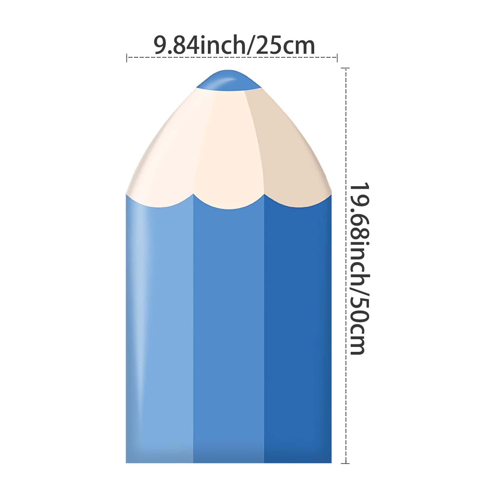 Panel de Pared Anticolisión 3D en Forma de Lápiz, Paneles - Imagen 3