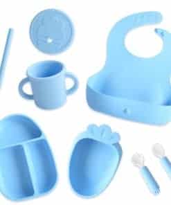 Juego de Alimentación de Bebé de Silicona EuChoiz,