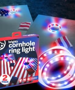 Luces para tableros de cornhole Brightz 2-Pack - Diseño de