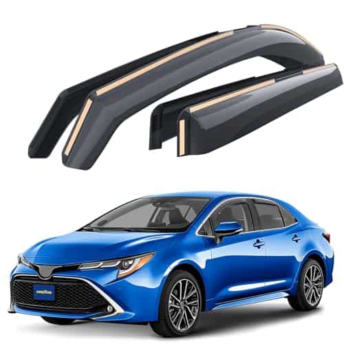 Deflectores de ventanas irrompibles Goodyear -Humo Premium