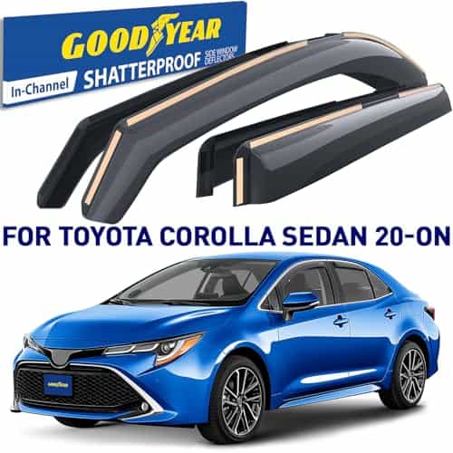 Deflectores de ventanas irrompibles Goodyear -Humo Premium - Imagen 3