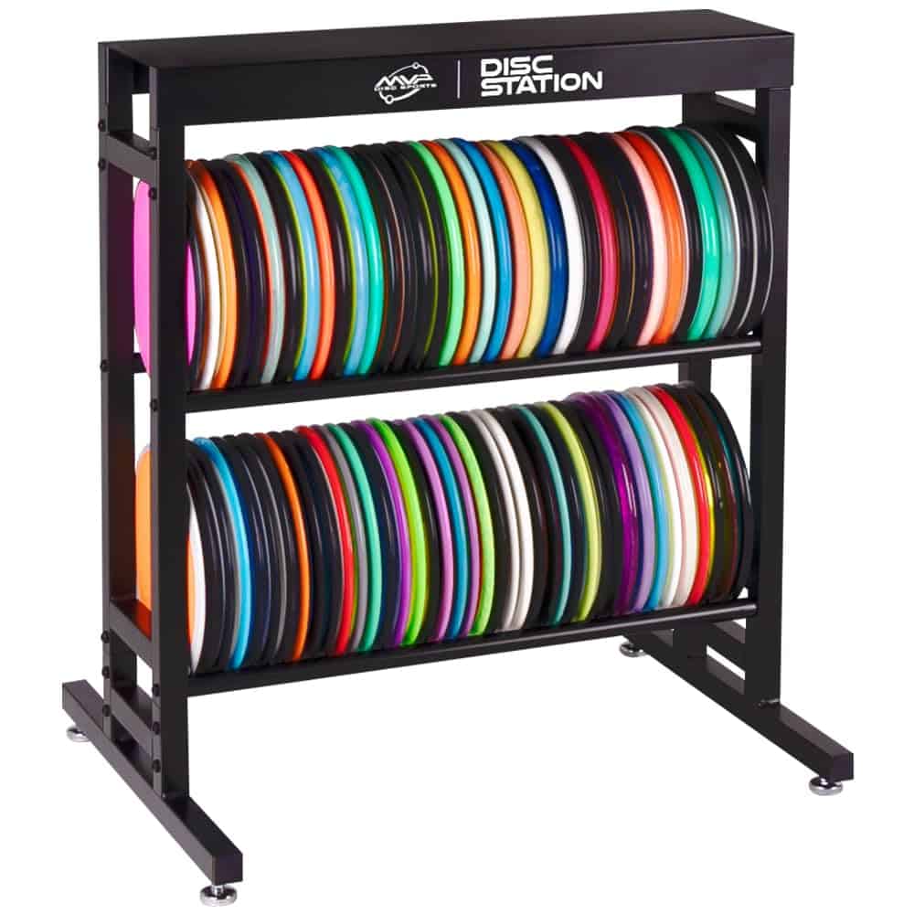 MVP Disc Sports Disc Station Disc Storage Rack (2
