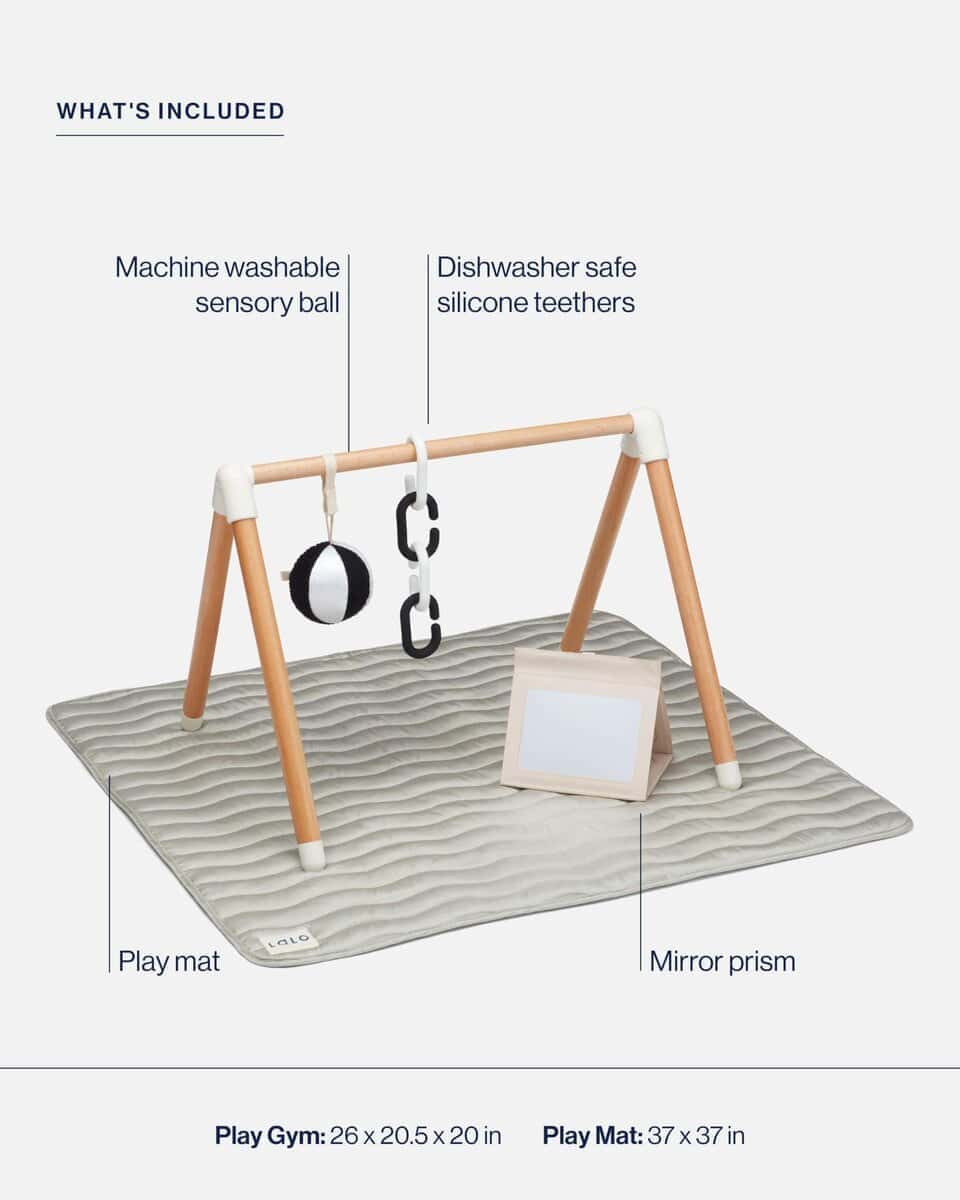 Gimnasio para Bebés y Tapete de Juego Lalo - Color Salvia - - Imagen 5