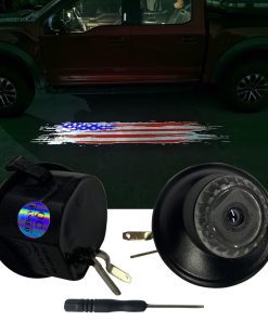 2pcs Set Side Mirror Projector Ghost Shadow Puddle Blanket