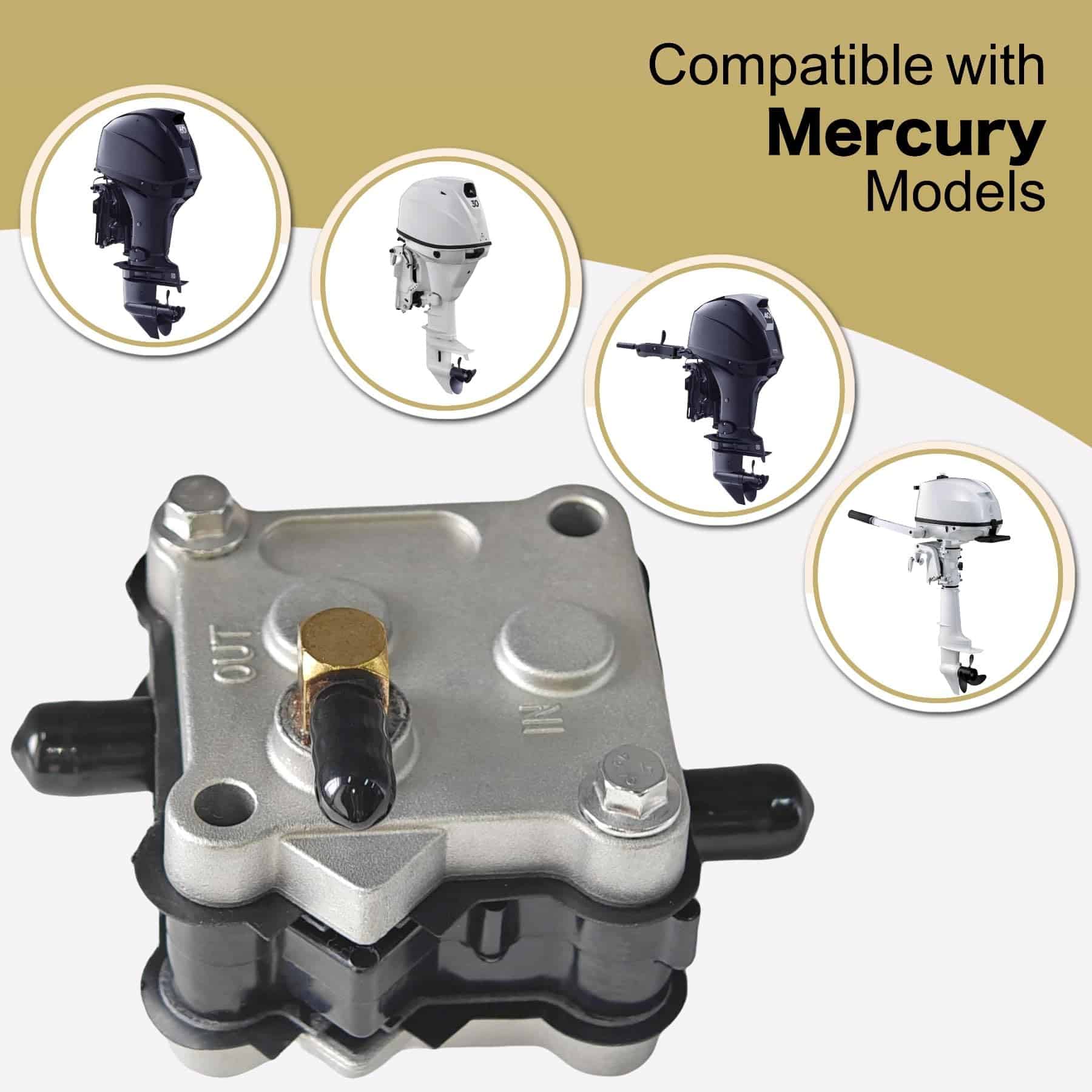 Bomba de Combustible JLM MARINE 14360A78 para modelos de - Imagen 3