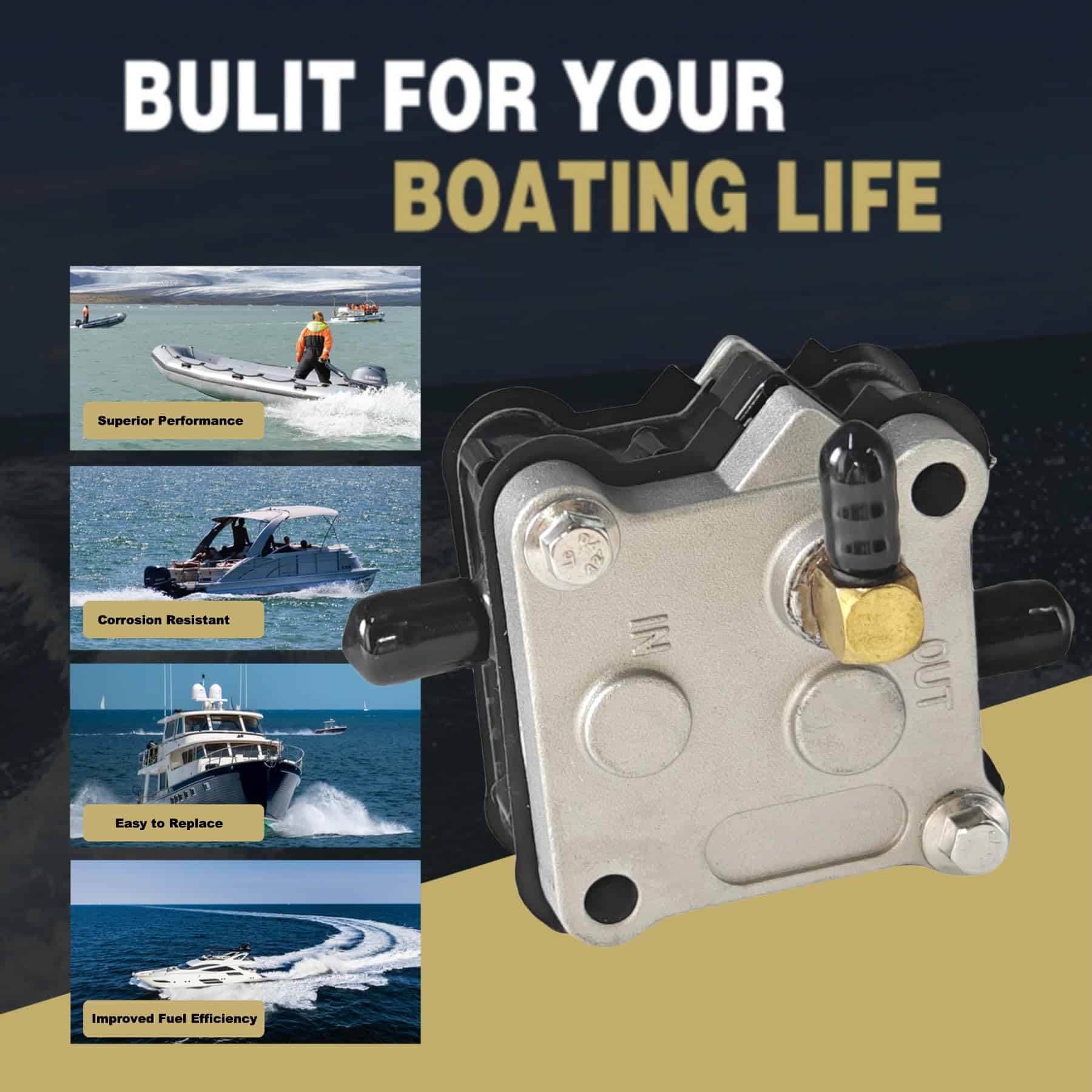 Bomba de Combustible JLM MARINE 14360A78 para modelos de - Imagen 7