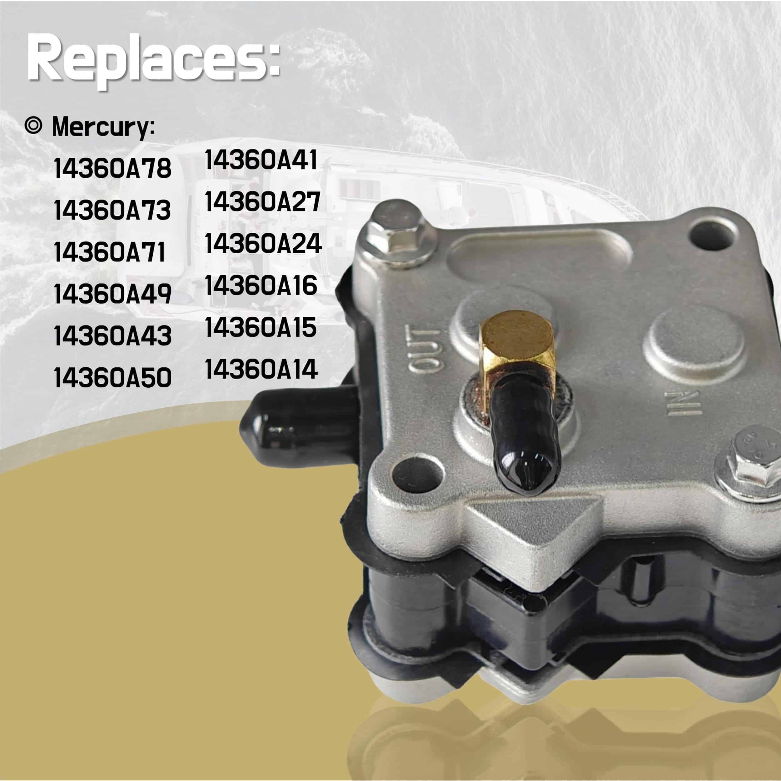 Bomba de Combustible JLM MARINE 14360A78 para modelos de - Imagen 4