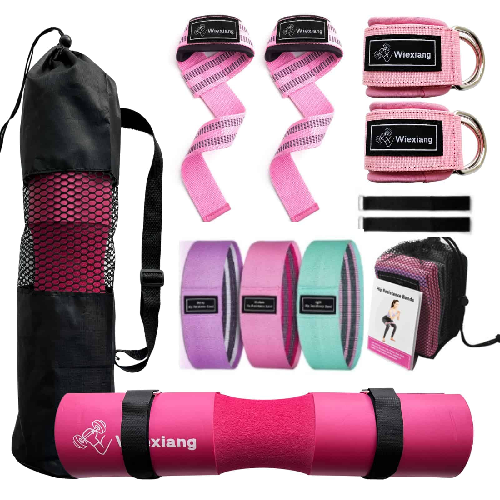 Set de almohadilla de barra Wiexiang de 11 piezas para