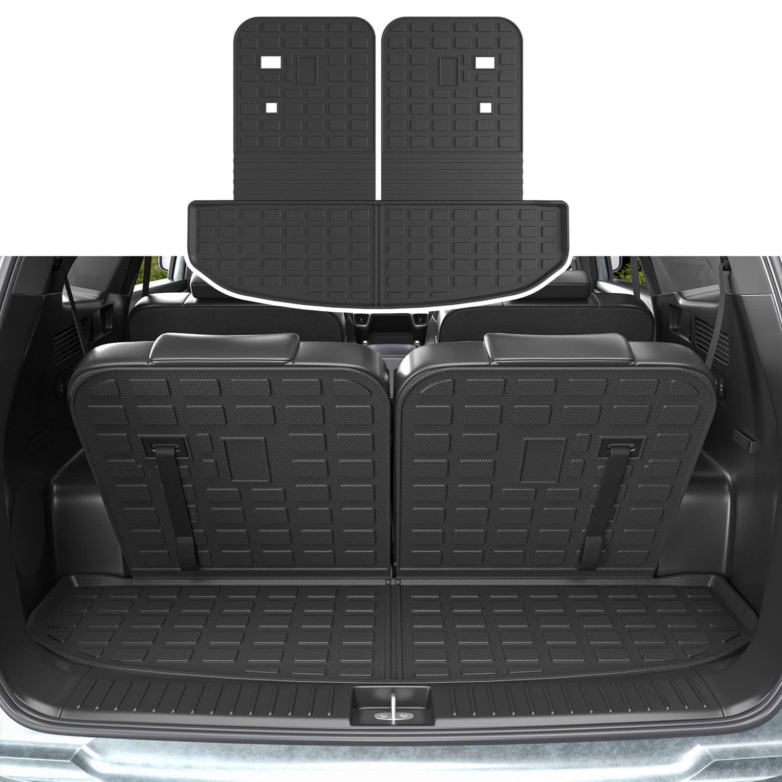 Tapete de maletero con tapete respaldo compatible con Kia