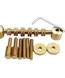 Puente de guitarra eléctrica ajustable con rodillo de