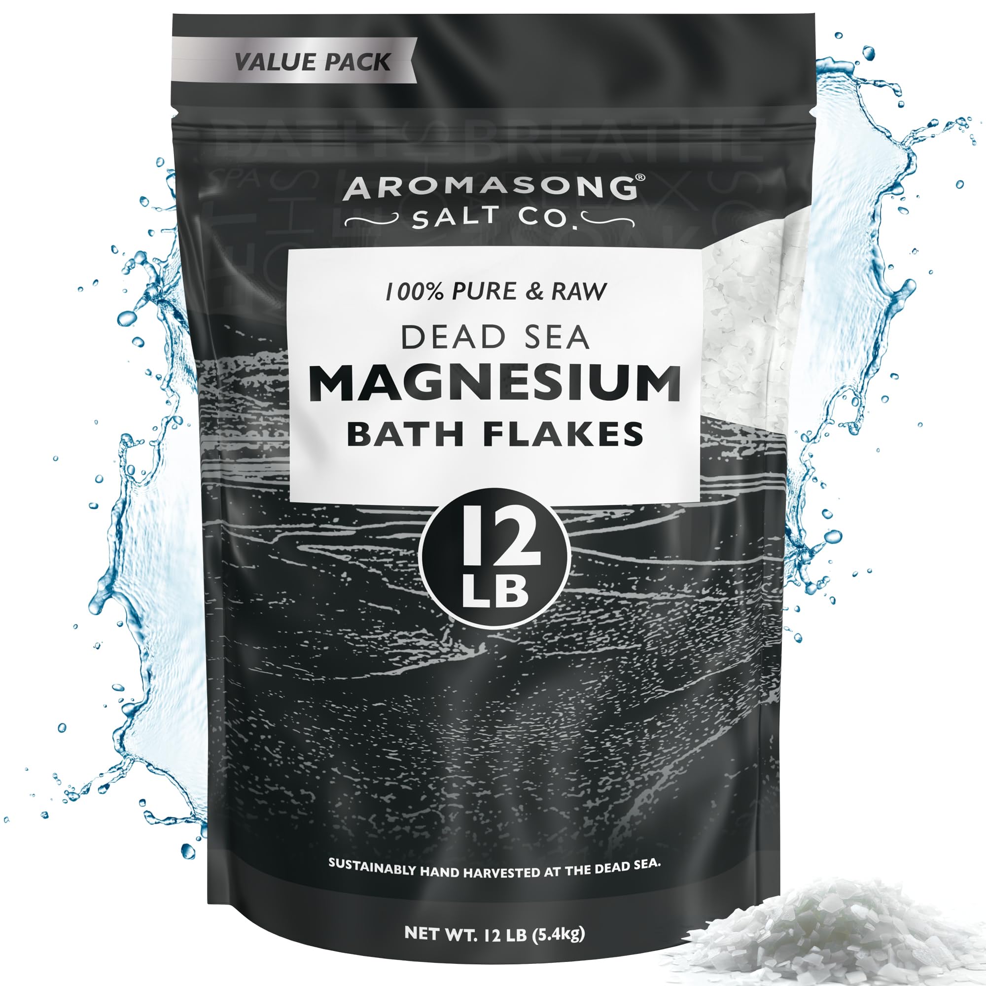 Aromasong Magnesium Flakes del Mar Muerto, Bolsa Negra de - Imagen 10