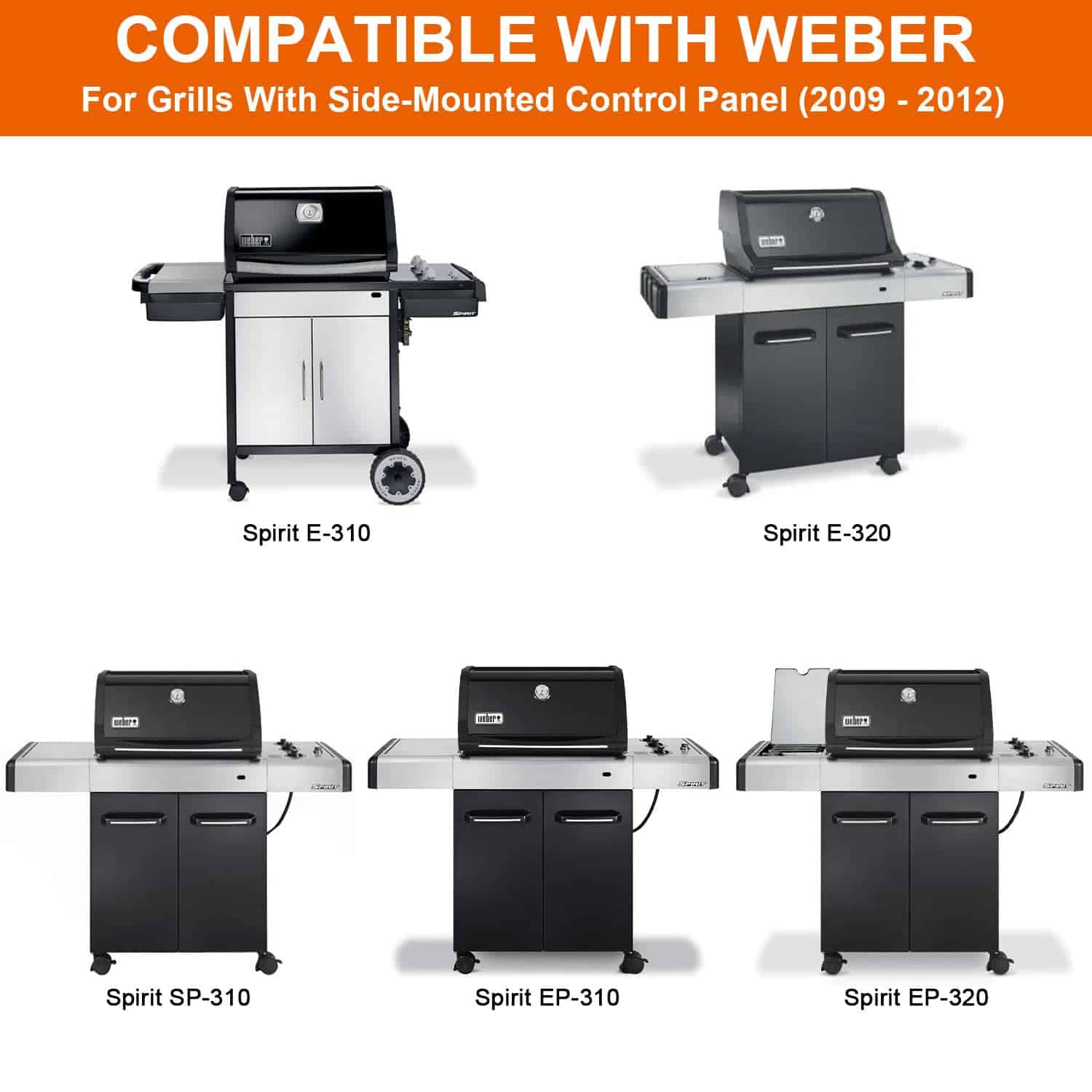 Bandera del colector de grasa DELSbbq 91354 con 10 piezas - Imagen 7