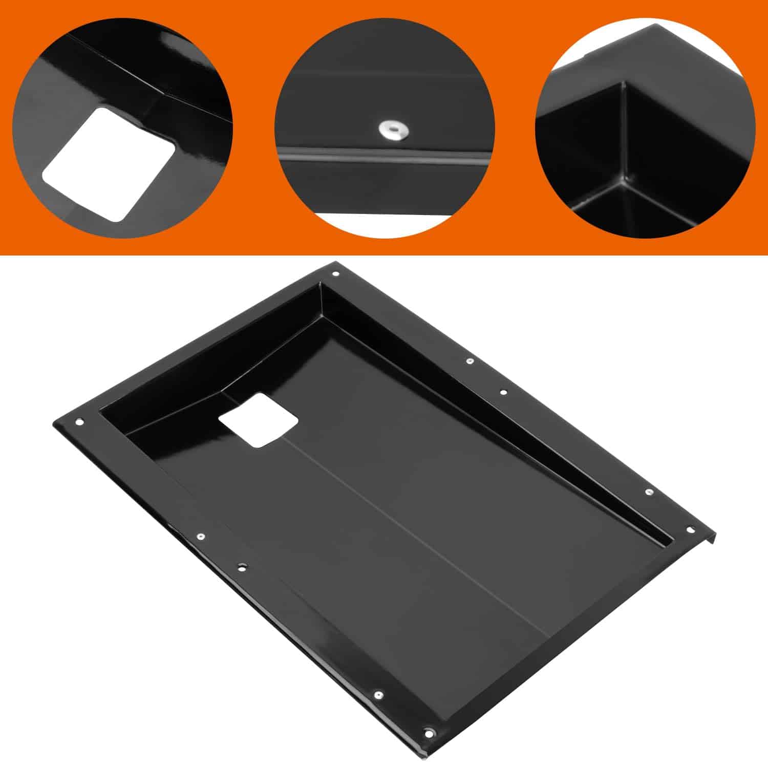 Bandera del colector de grasa DELSbbq 91354 con 10 piezas - Imagen 5