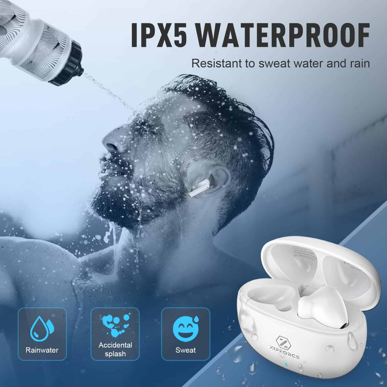 Auriculares inalámbricos True Wireless ZIPFORCE, -Blanco - Imagen 9