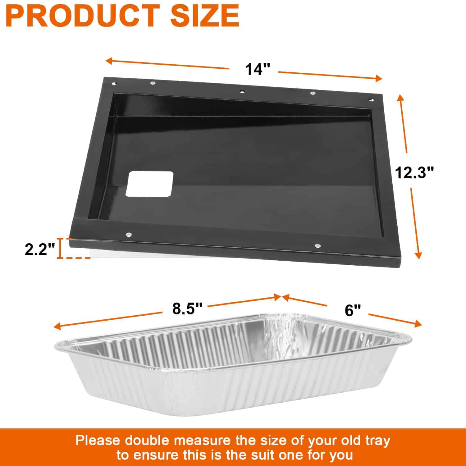 DELSbbq 69803 Bandeja de Grasa con 10 Piezas 6415 Forro de - Imagen 3