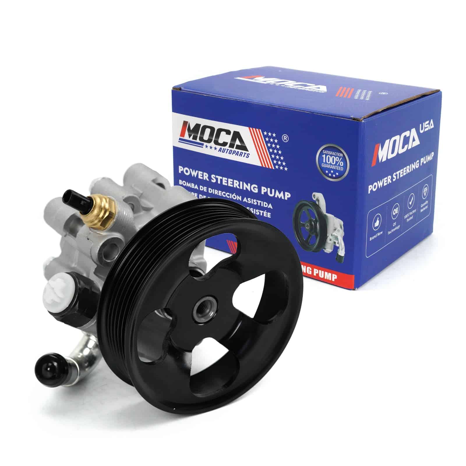 Bomba de Dirección Asistida MOCA con Polea para Toyota