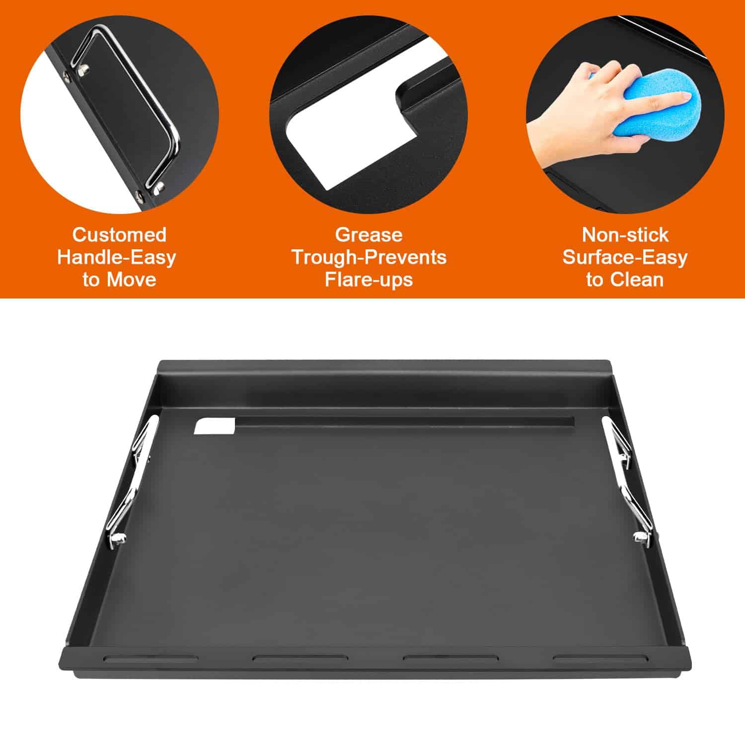 Insertos de Plancha de tamaño completo para parrillas Weber - Imagen 5