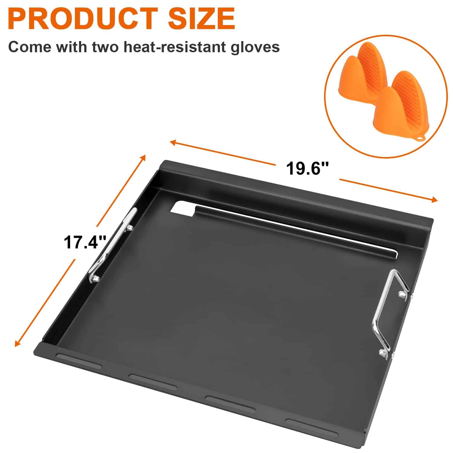 Insertos de Plancha de tamaño completo para parrillas Weber - Imagen 3