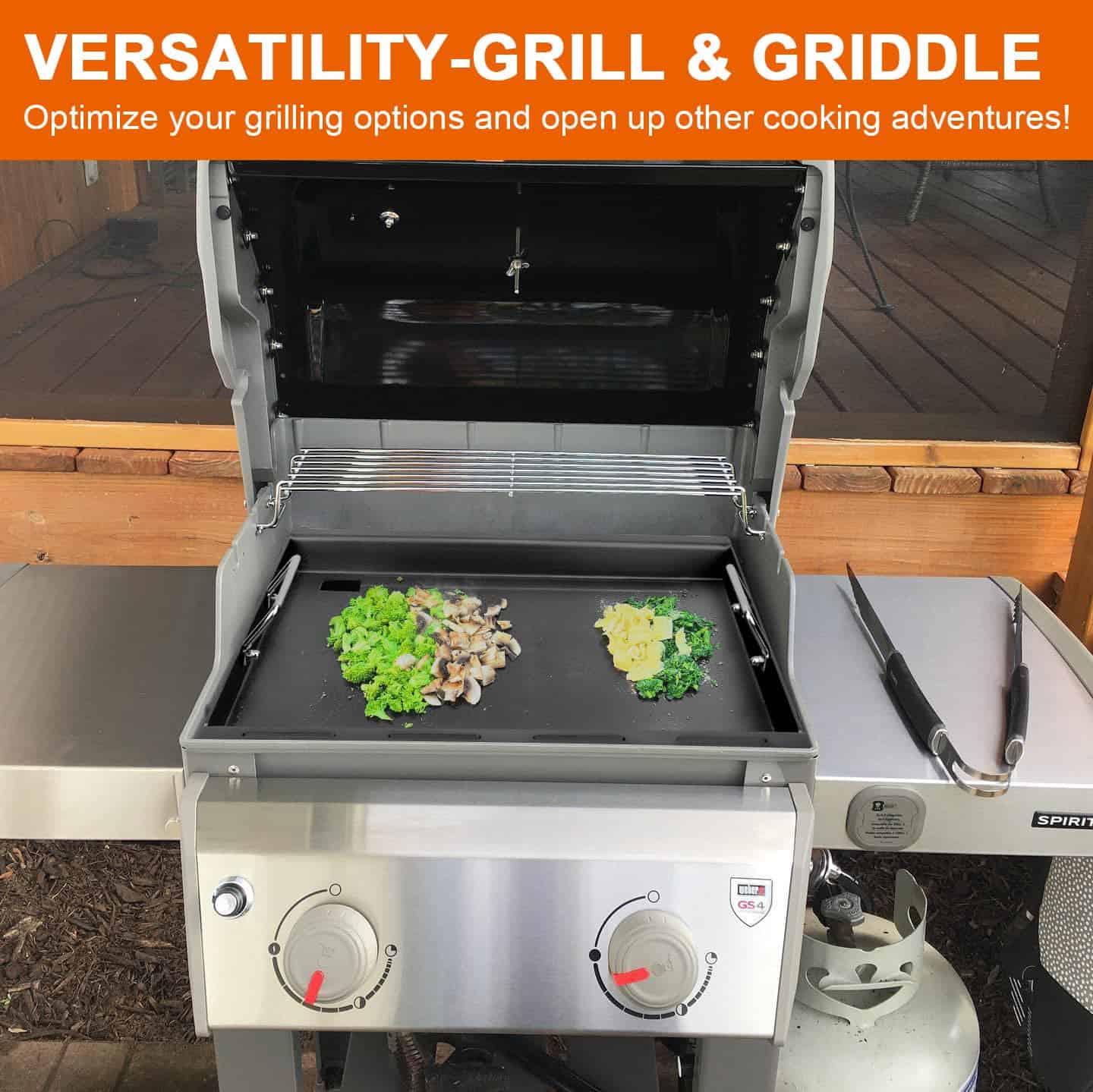 Insertos de Plancha de tamaño completo para parrillas Weber - Imagen 6