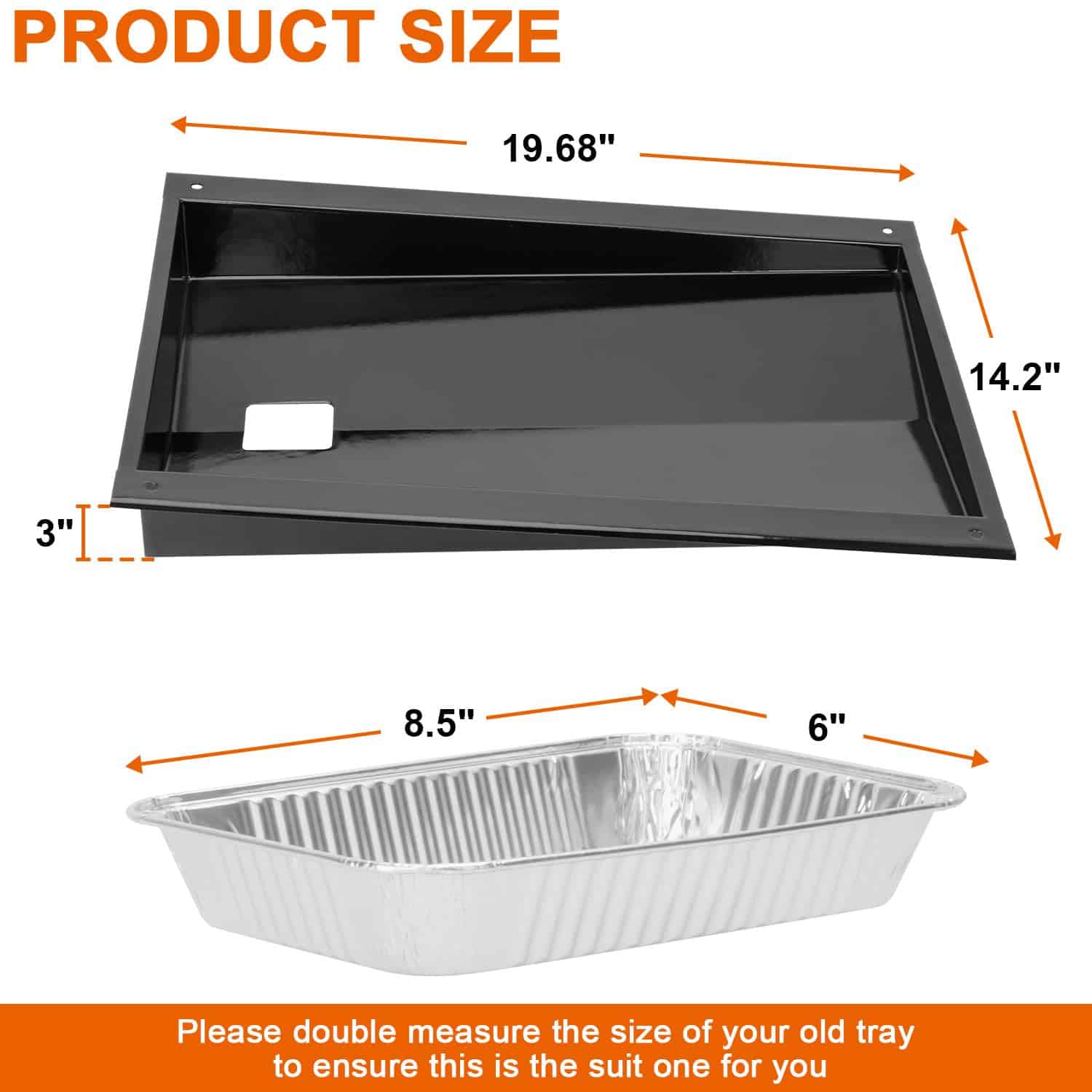 Bandeja de grasa 62757 con 10 piezas de bandeja de goteo de - Imagen 3