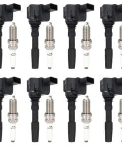 ECCPP 8 bobinas de encendido con 8 bujías de iridio, UF766,