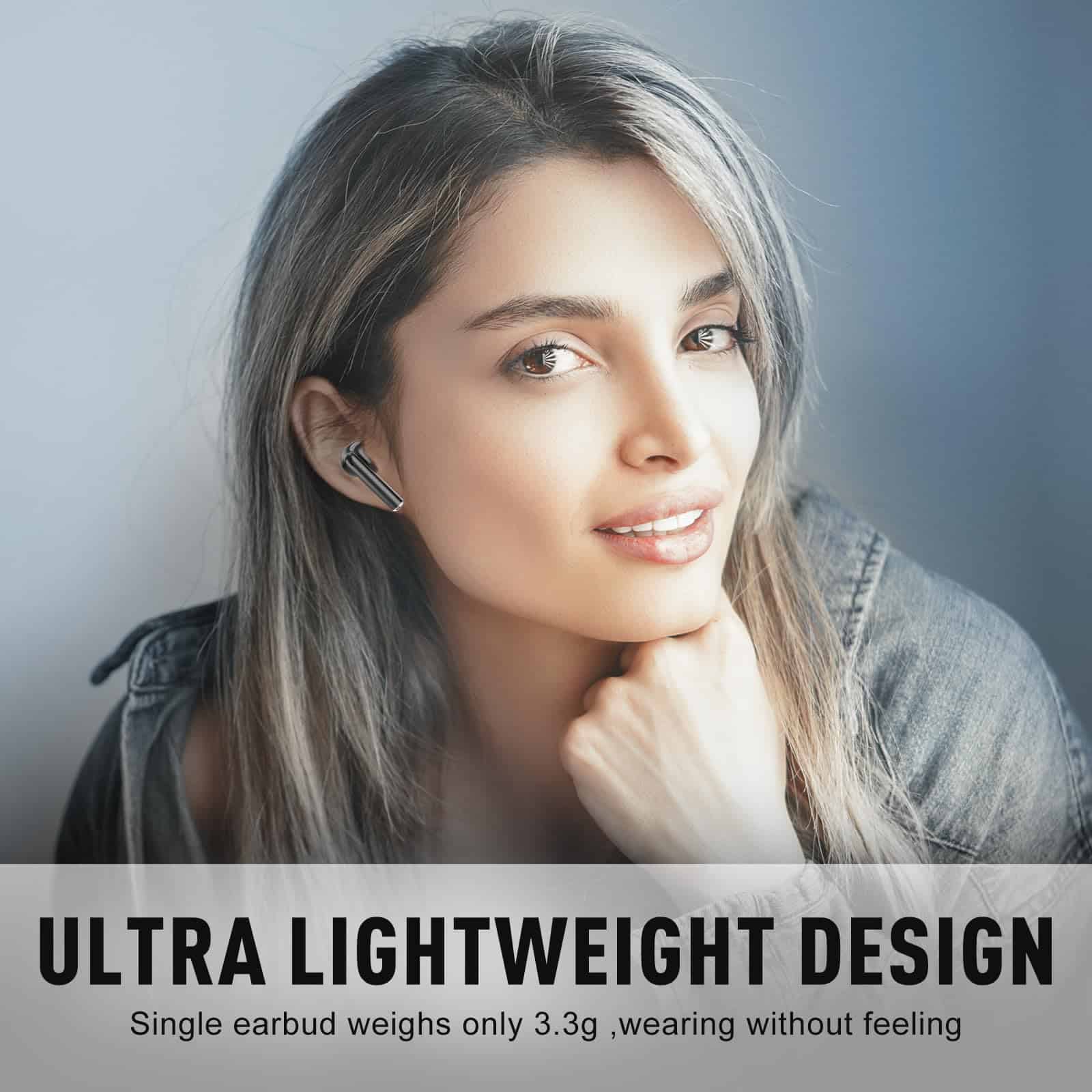 Auriculares inalámbricos true wireless ZIPFORCE, -Negro - Imagen 10