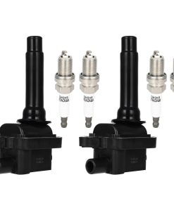 ECCPP 2 bobinas de encendido con 4 bujías de iridio, UF253,